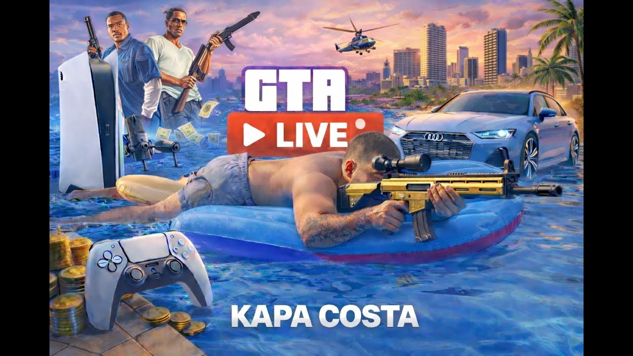 🔴  GTA 5 AO VIVO - MISSÃO 5 ESTRELAS GAMEPLAY