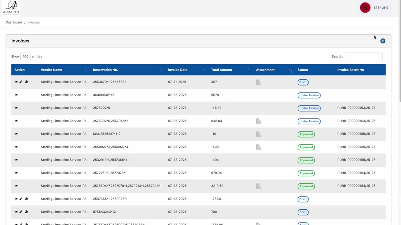 Vendor Management System | Vendor Invoice Creation Guide | Vendor Login