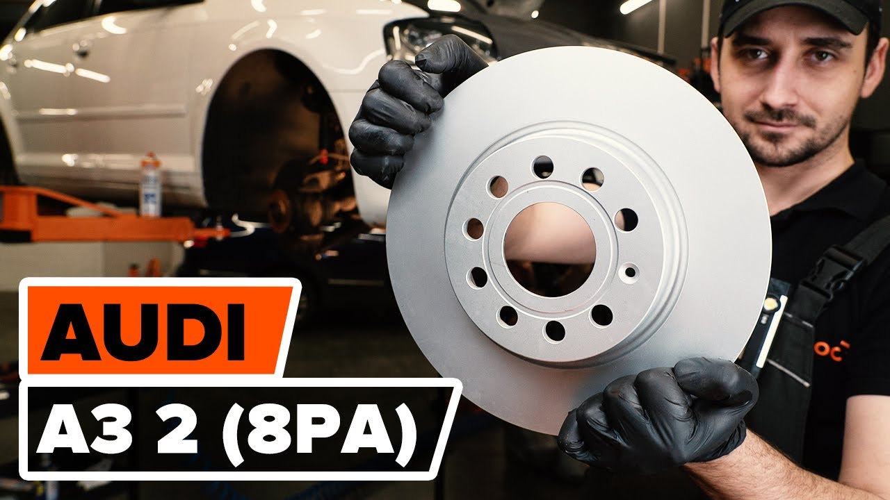 AUDI A3 2 (8PA) első f&eacute;kt&aacute;rcsa csere [&Uacute;TMUTAT&Oacute; AUTODOC]