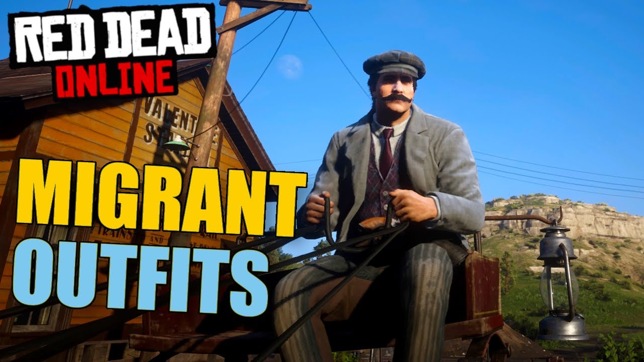 MIGRANT OUTFITS: Red Dead Online (Irish, Russian, Swedish and Italian)