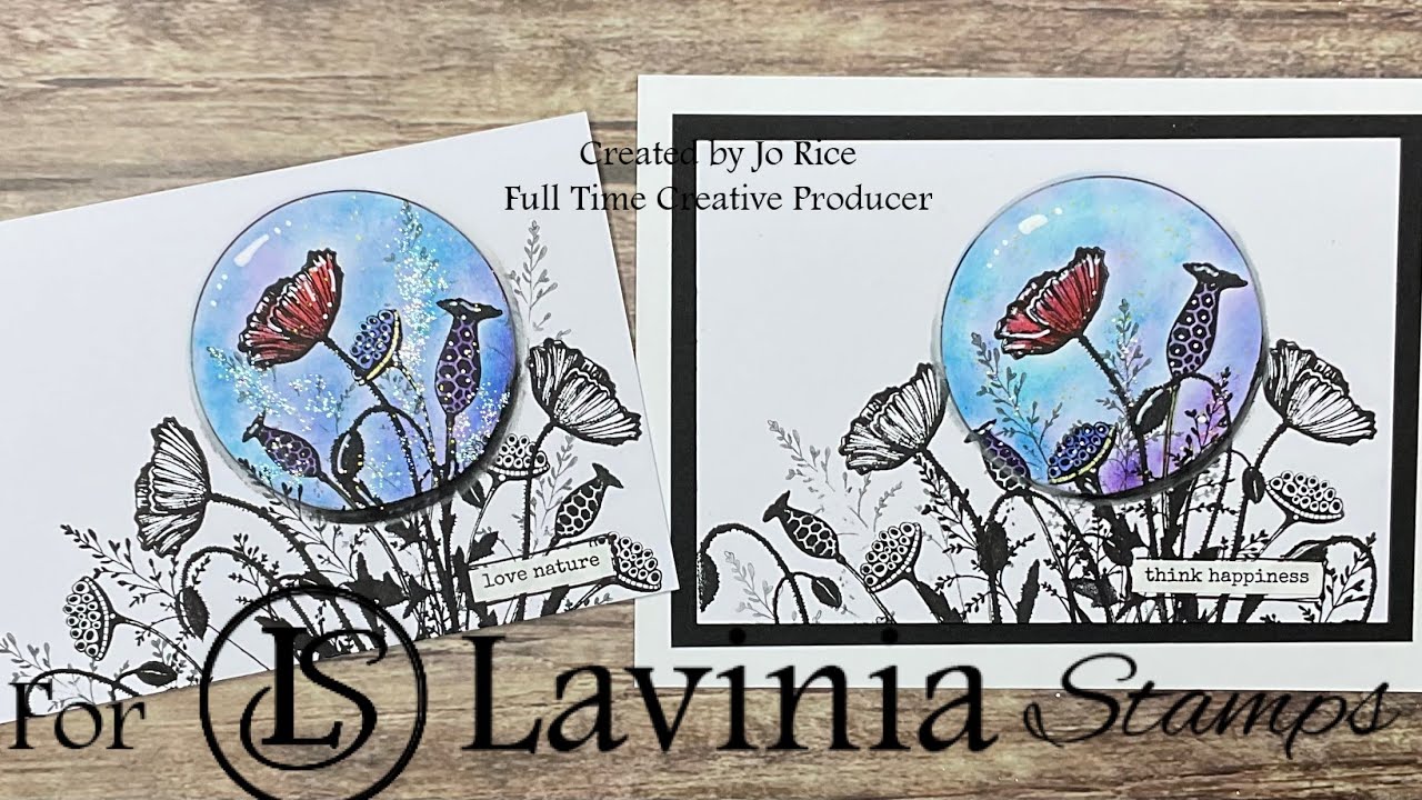 Волшебный луг в центре внимания от Джо Райс #laviniastamps #cardmakingvideo #spotlight