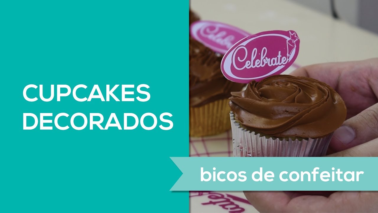 CUPCAKES DECORADOS | BICOS DE CONFEITAR | Weslley Benvenuto