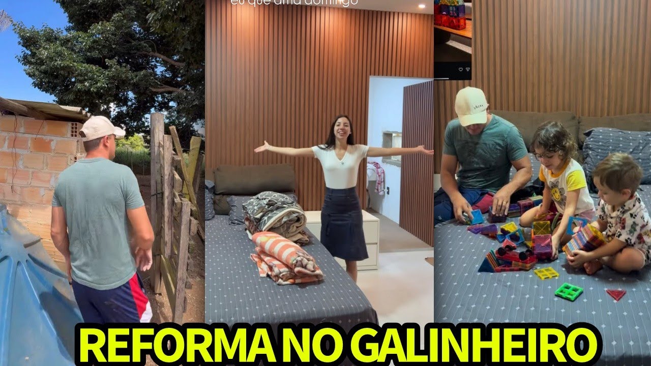 SARA KELLEN VAI REFORMA O GALINHEIRO E MOSTRA COMO SERIA 