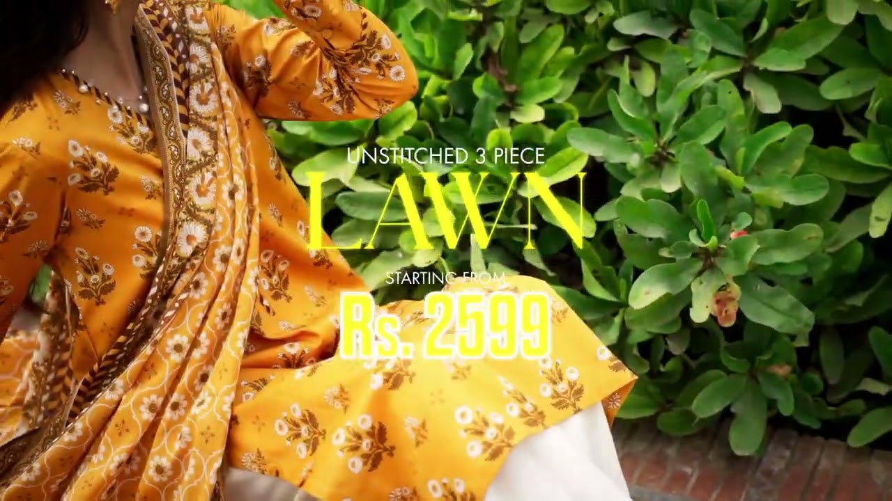 SAYA Lawn 3-Piece Unstitched &ndash; Starting Rs. 2,599 | Grand Winter Sale