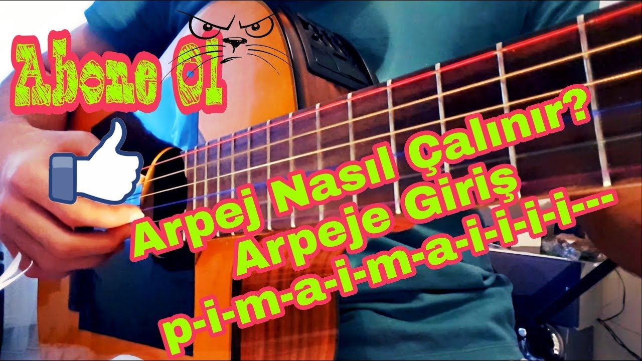 Kolay Gitar Dersleri - Arpej Nasıl Çalınır? Arpeje Giriş