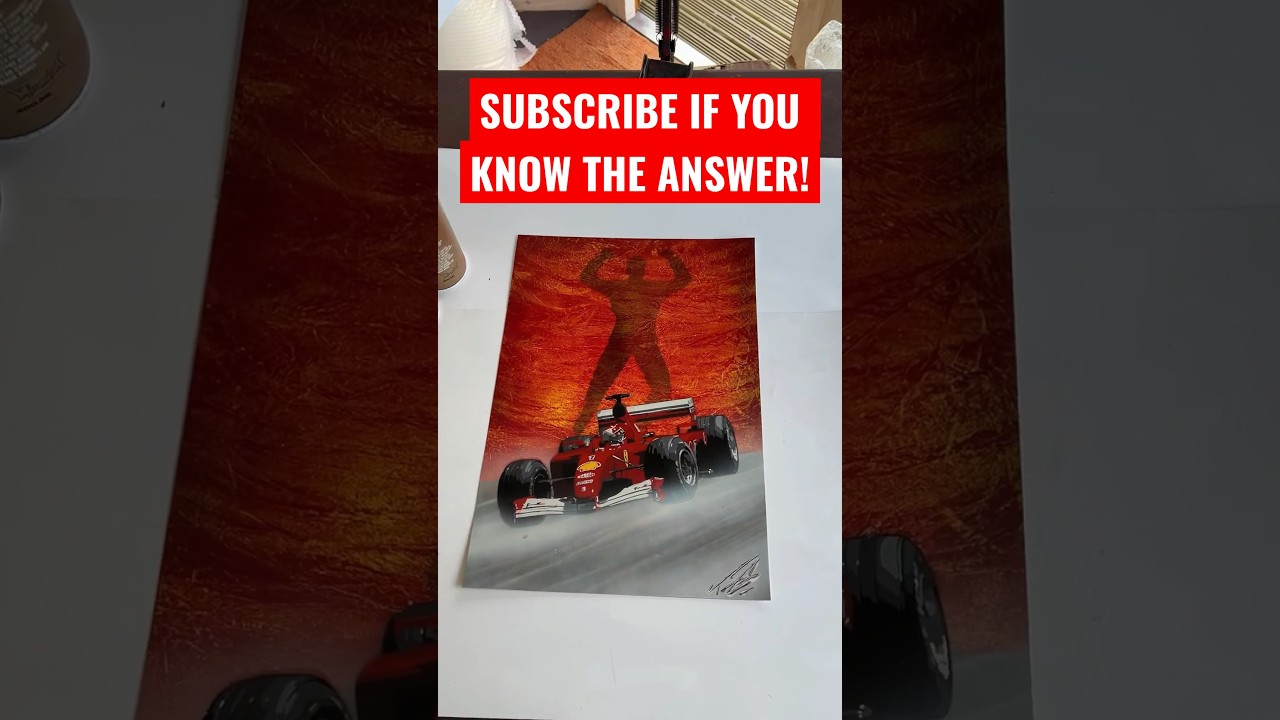 Spray Painting A Mystery Formula 1 Driver!