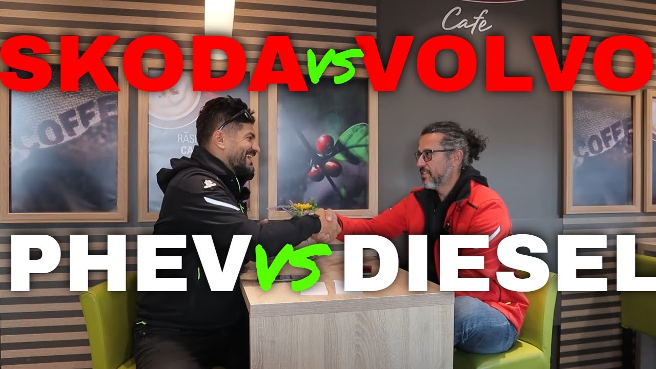 DIESEL vs  PHEV. Volvo V40 vs Skoda Octavia PHEV.  Cine crezi ca va castiga?