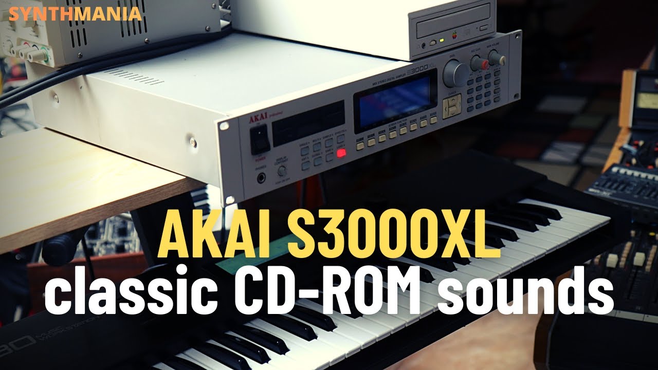 AKAI S3000XL - some classic CD-ROMs