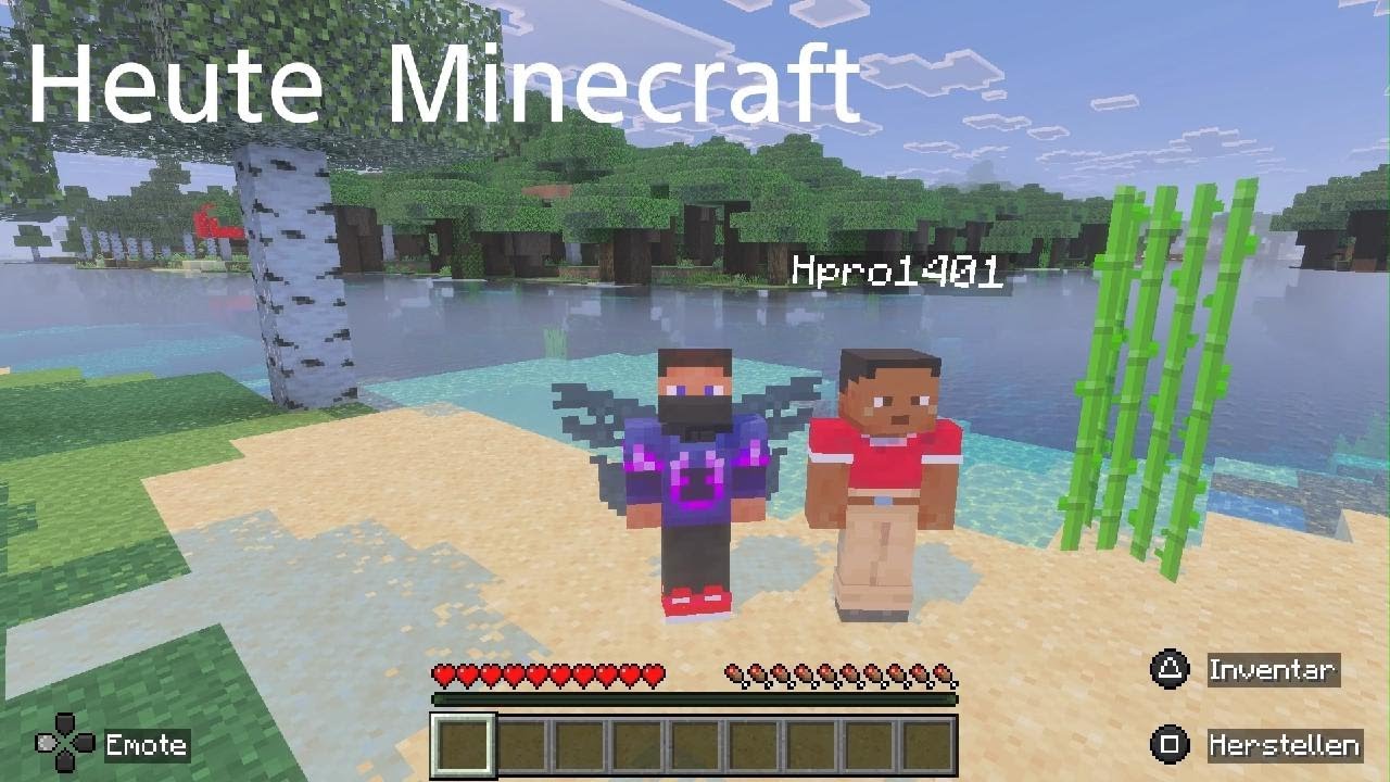 ich spiele minecraft