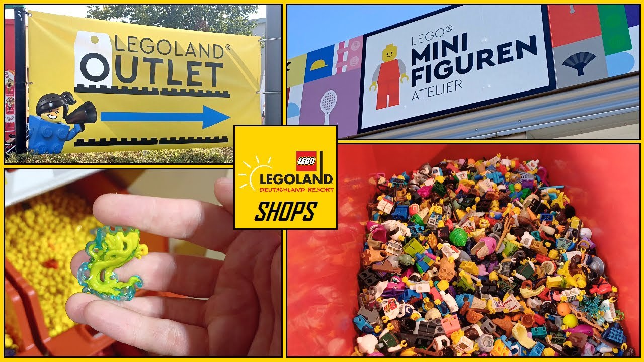 Sklepy w parku LEGOLAND! / Minifiguren Atelier / Outlet Shop / LEGO Ninjago Shop / VLOG / BricKowski
