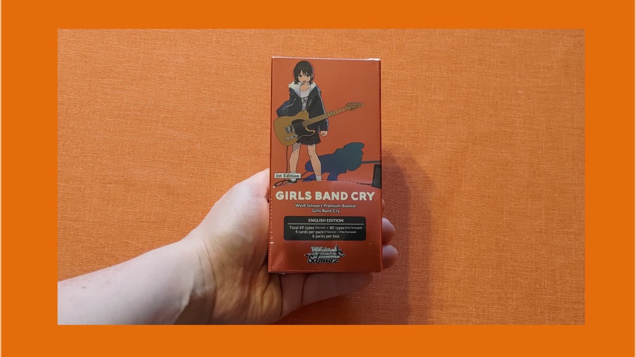 Unboxing Bushiroad Weiß Schwarz Girls Band Cry Premium Booster 1x Booster Box (6x Booster) Part 3