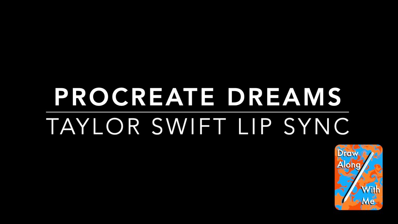 Learn to Animate Lip Syncing in Procreate Dreams | Taylor Swift Clip Tutorial