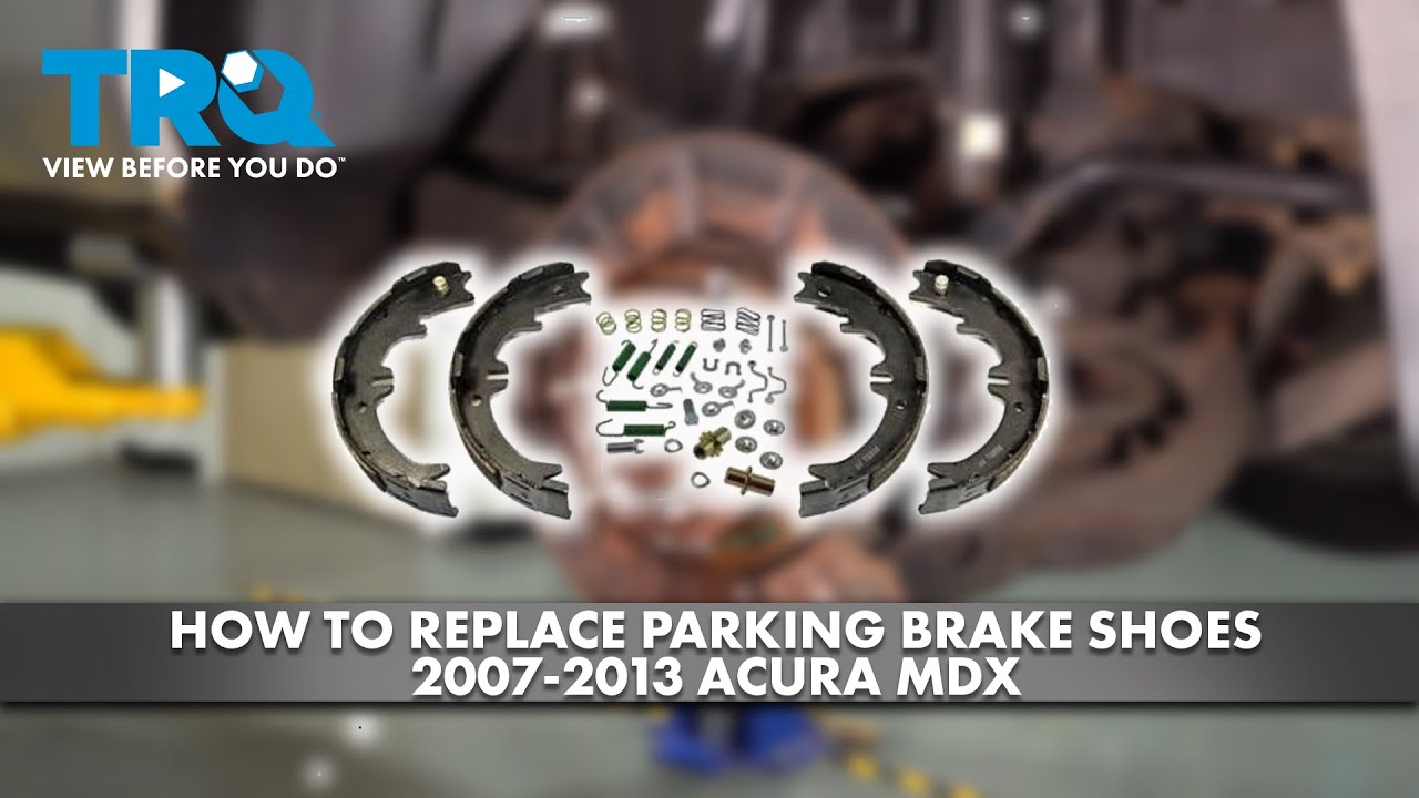 Как заменить колодки стояночного тормоза на Acura MDX 2007-2013
