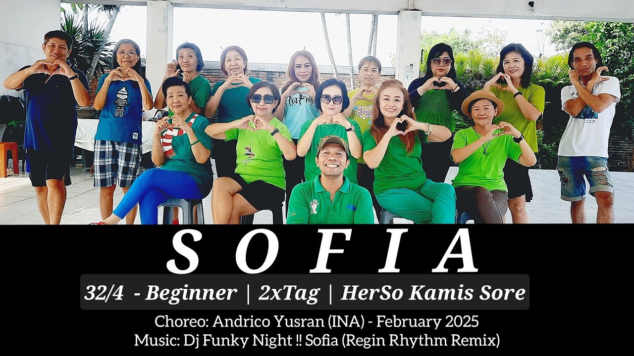 Sofia Line Dance | Beginner | Choreo by Andrico Yusran -  @AndricoYusran (INA)