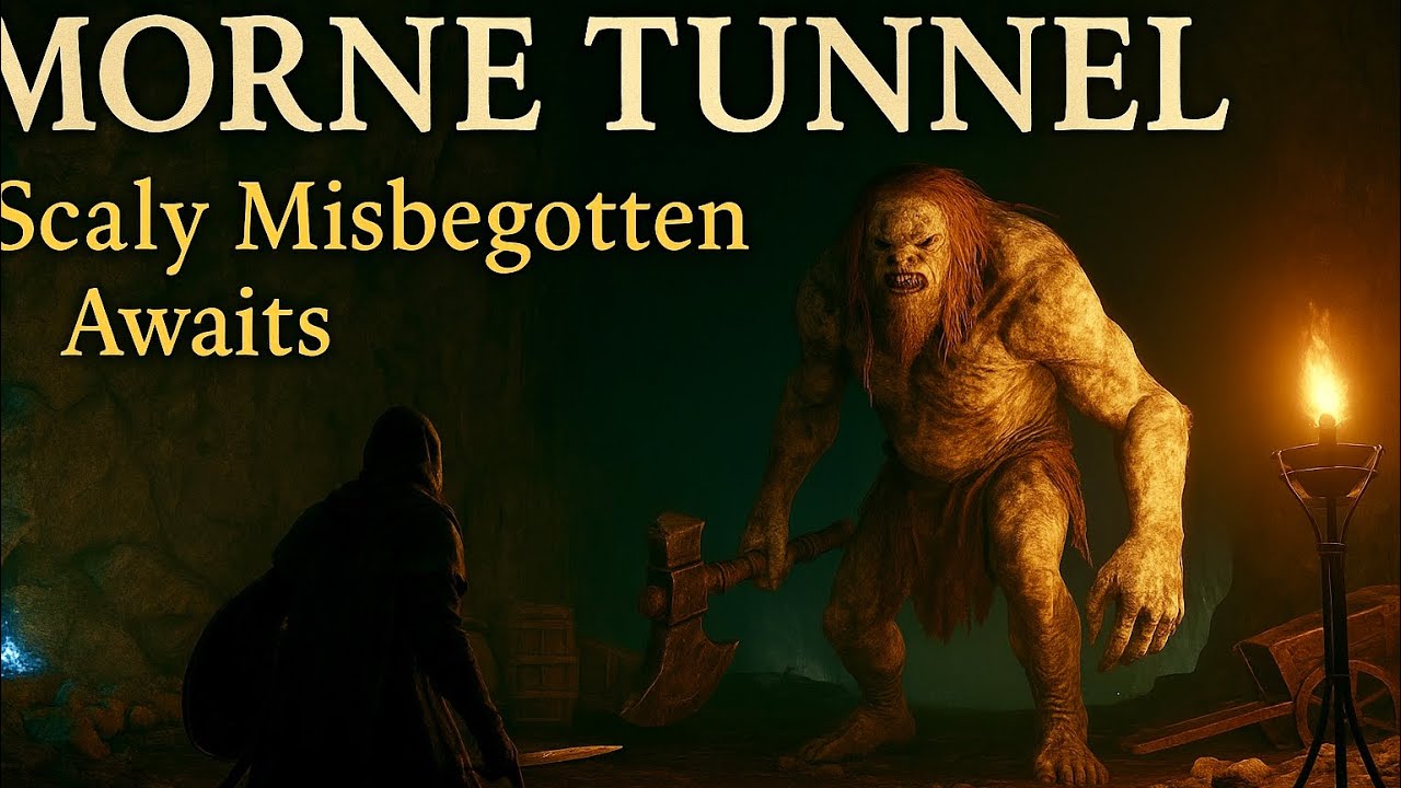 Elden Ring : How to Guide : Morne Tunnel - Smithing Stones & Scaly Misbegotten !