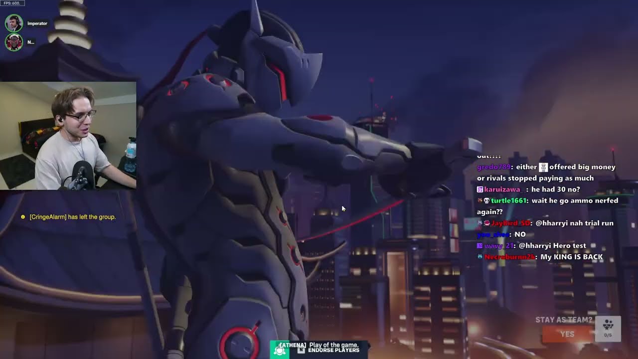Самый быстрый бог Гэндзи в Overwatch 2 Некрос снова вернулся = легкий POTG