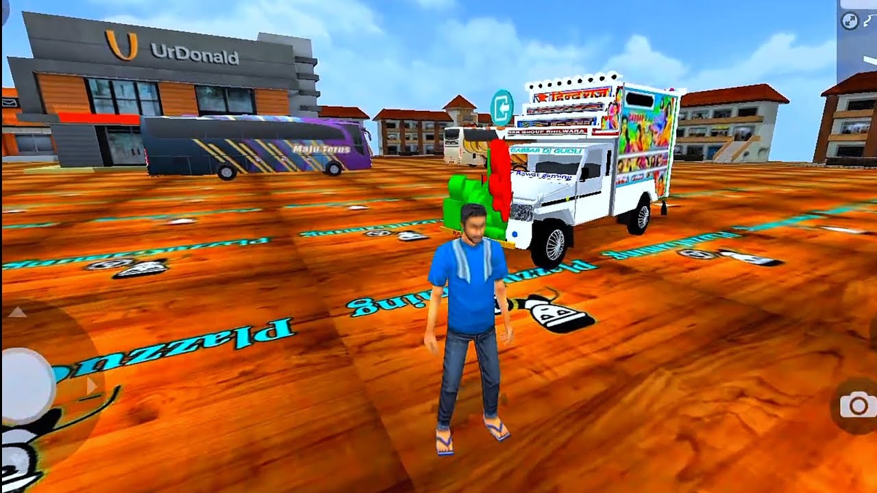 DJ PICKUP GAME // BUS SIMULATOR INDONESIA // DJ MOD BUSSID// DJ GAME VIDEO FOR KIDS  #gaming 