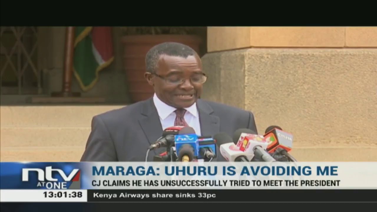 “Uhuru is avoiding me”: CJ Maraga expresses frustration