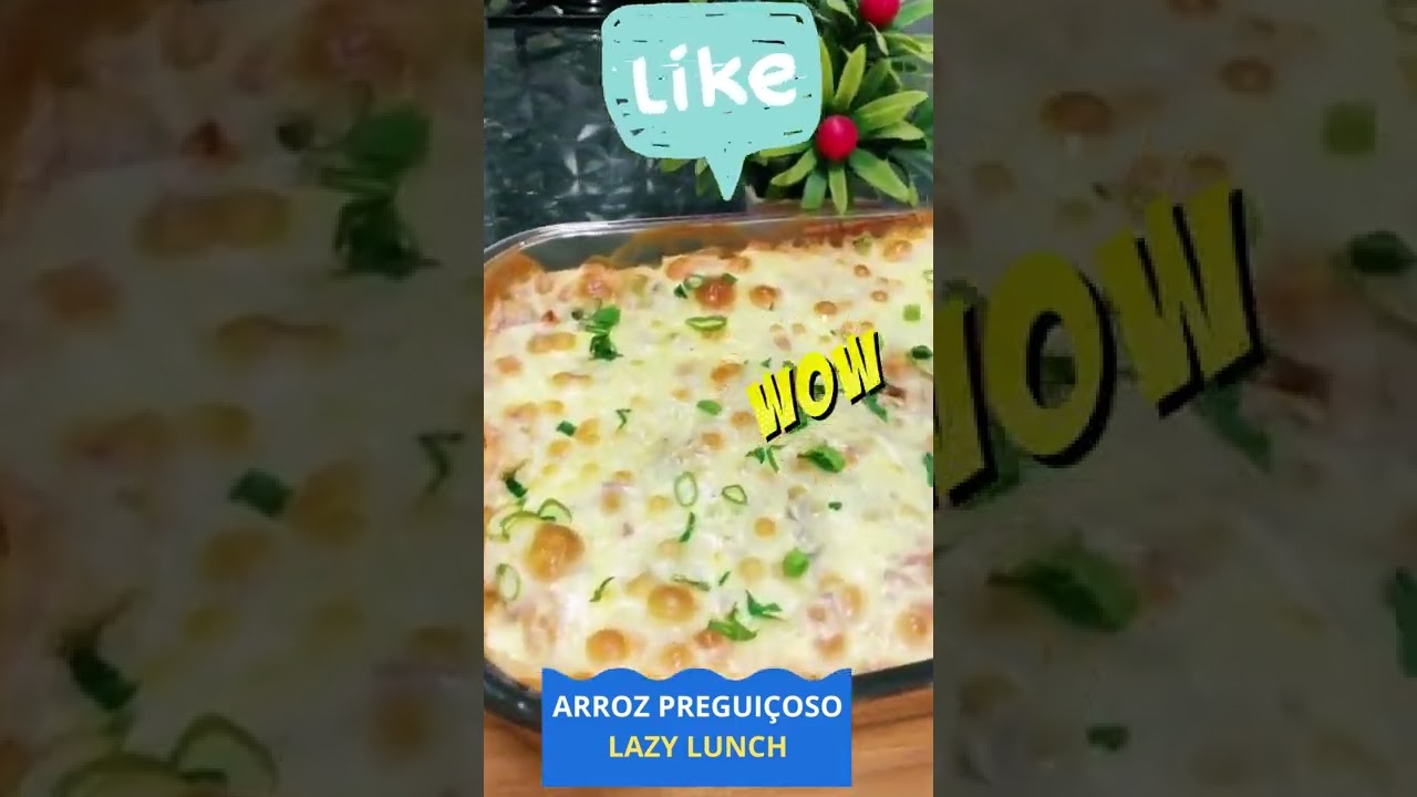 🩸LAZY LUNCH/ ARROZ PREGUI&Ccedil;OSO#SHORTS🩸