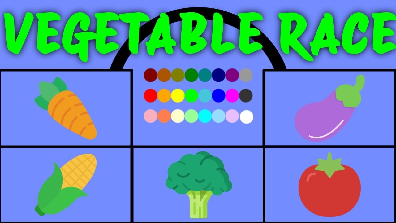 24 Marble Race EP. 71: Vegetable Race (by Unity 6)