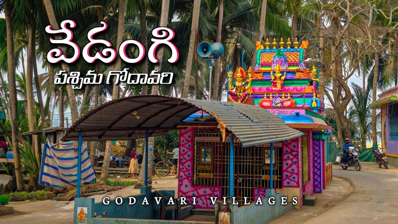 వేడంగి గ్రామంలోని అందమైన దృశ్యాలు: టెంపుల్స్, కాలవలు మరియు నిమ్మ తోటలు🍋