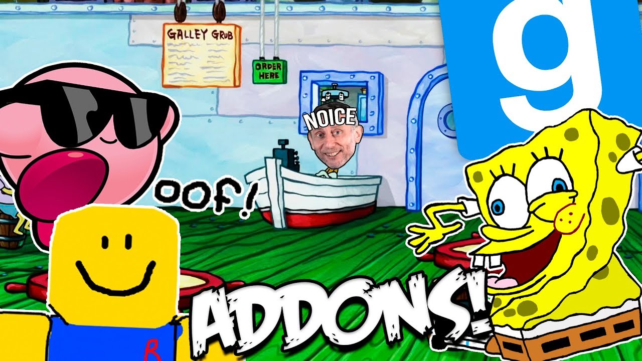Addons para Gmod por Mediafire y Steam: BOB ESPONJA CAE EN LAS DROGAS - Mods Estupidos