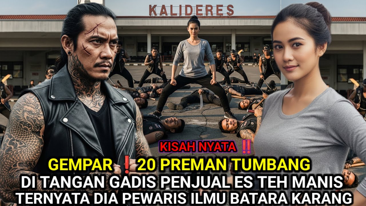 HEBOH‼️20 PREMAN SADIS TUMBANG OLEH GADIS PENJUAL ES TEH, TERNYATA DIA PEWARIS ILMU BATARA KARANG...