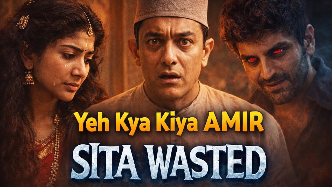 Sai Pallavi SITA Trailer Reaction LIVE 🔥 Junaid Khan Villain | Aamir Khan Shocked Review