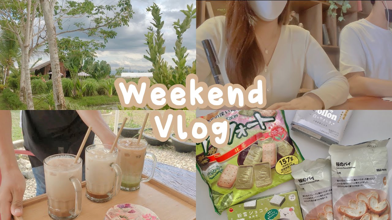 Weekend Vlog | Japanese snack, army kit unboxing & relaxing farm date 🍵📦🍃