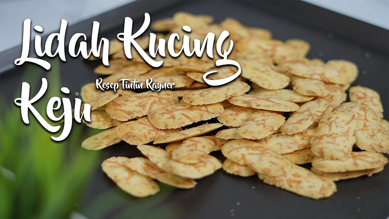 LIDAH KUCING KEJU LUMER - TINTIN RAYNER RECIPE | KUE KERING