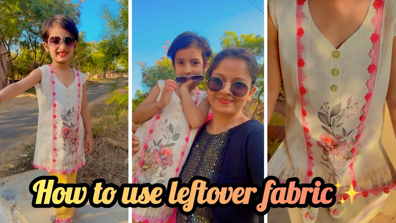 How to use leftover fabric ✨