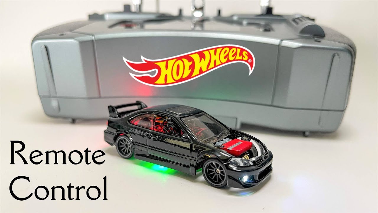 How to make a RC Hot Wheels (Honda Civic Fast and Furious Style)