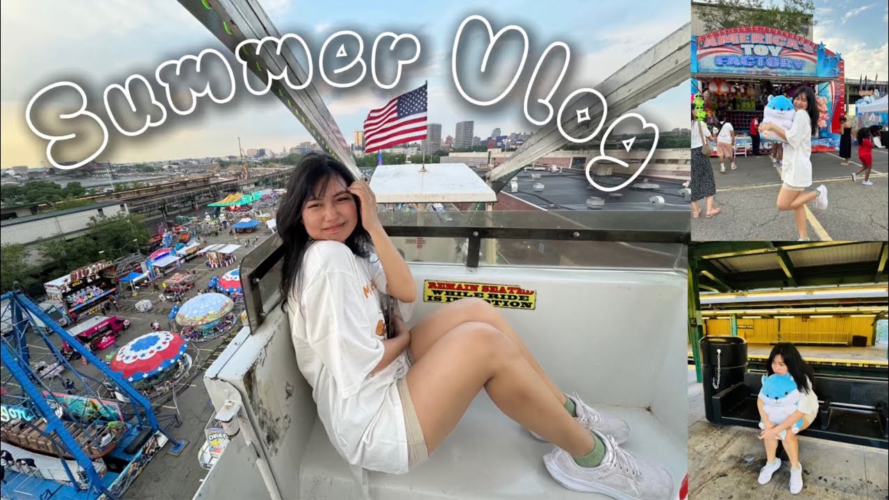 New York ရဲ့နွေရာသီပွဲဈေးကိုသွားလည်ကြမယ် 🤭🎡🎢