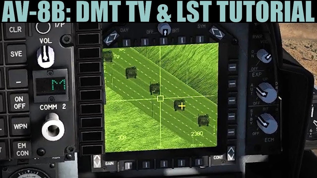 AV-8B Harrier: Учебное пособие по DMT TV и LST/LSS | МИР DCS