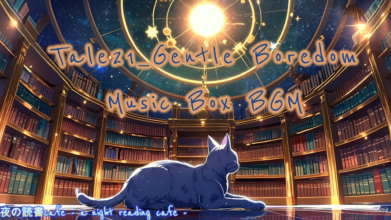 【読書用BGM】Tale21_Gentle Boredom_Music Box BGM【作業用BGM】オルゴールBGM