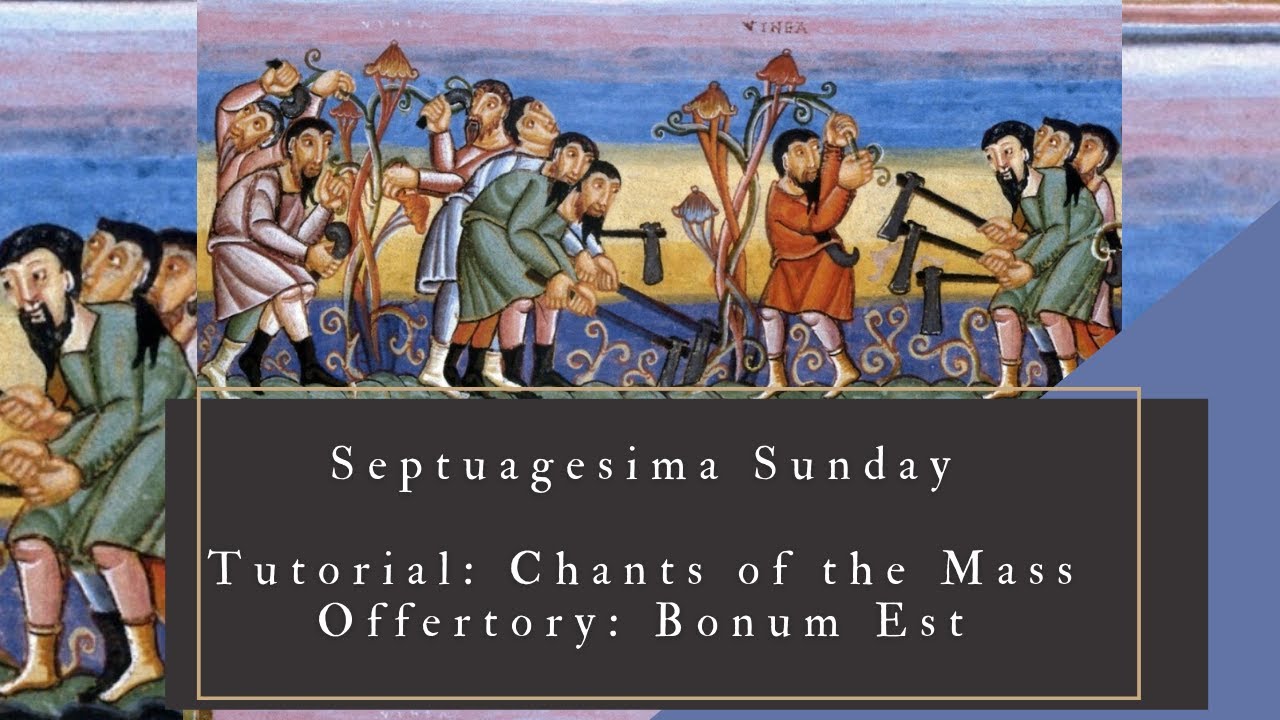 Septuagesima Sunday - Offertory: Bonum Est (Tutorial)
