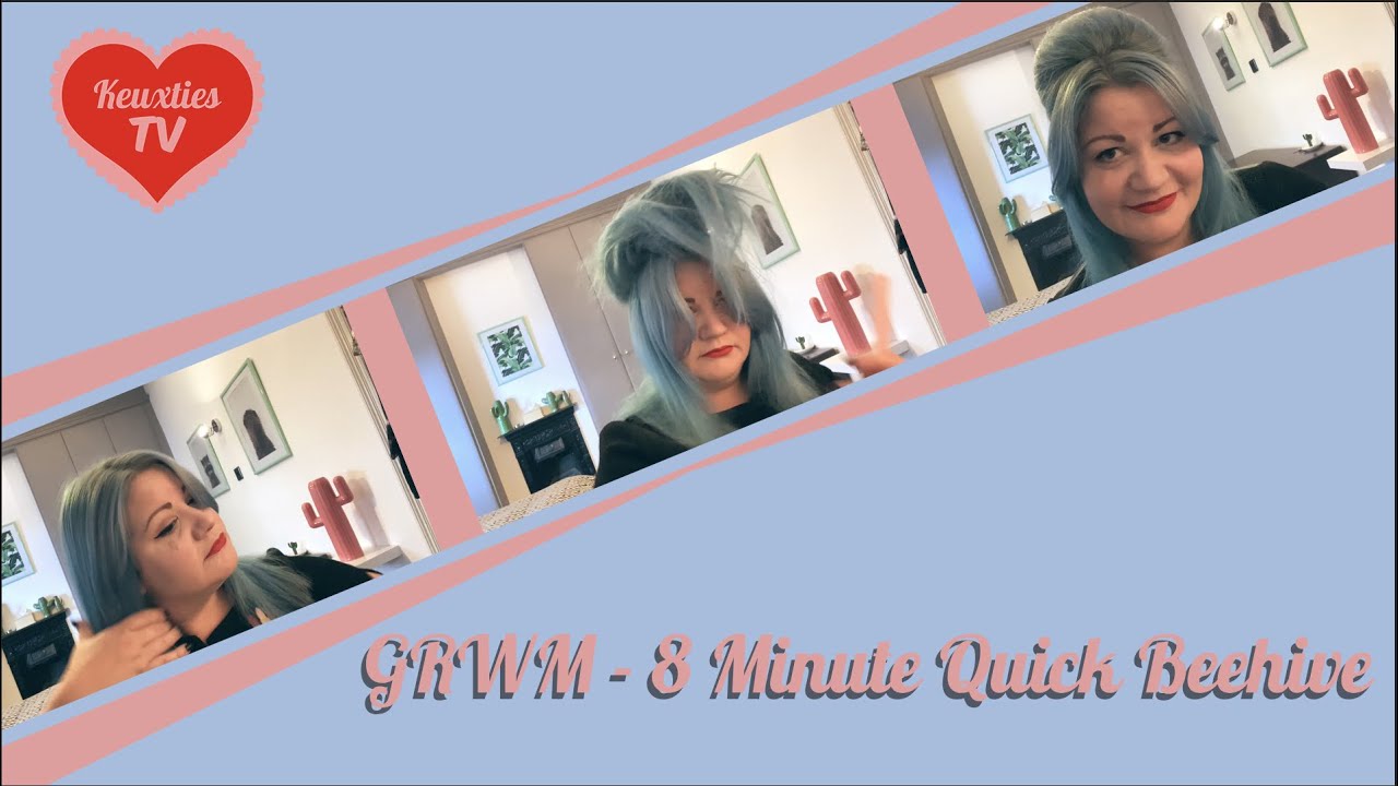 GRWM | 8 Minute Quick Beehive | with Lynsey Le Keux
