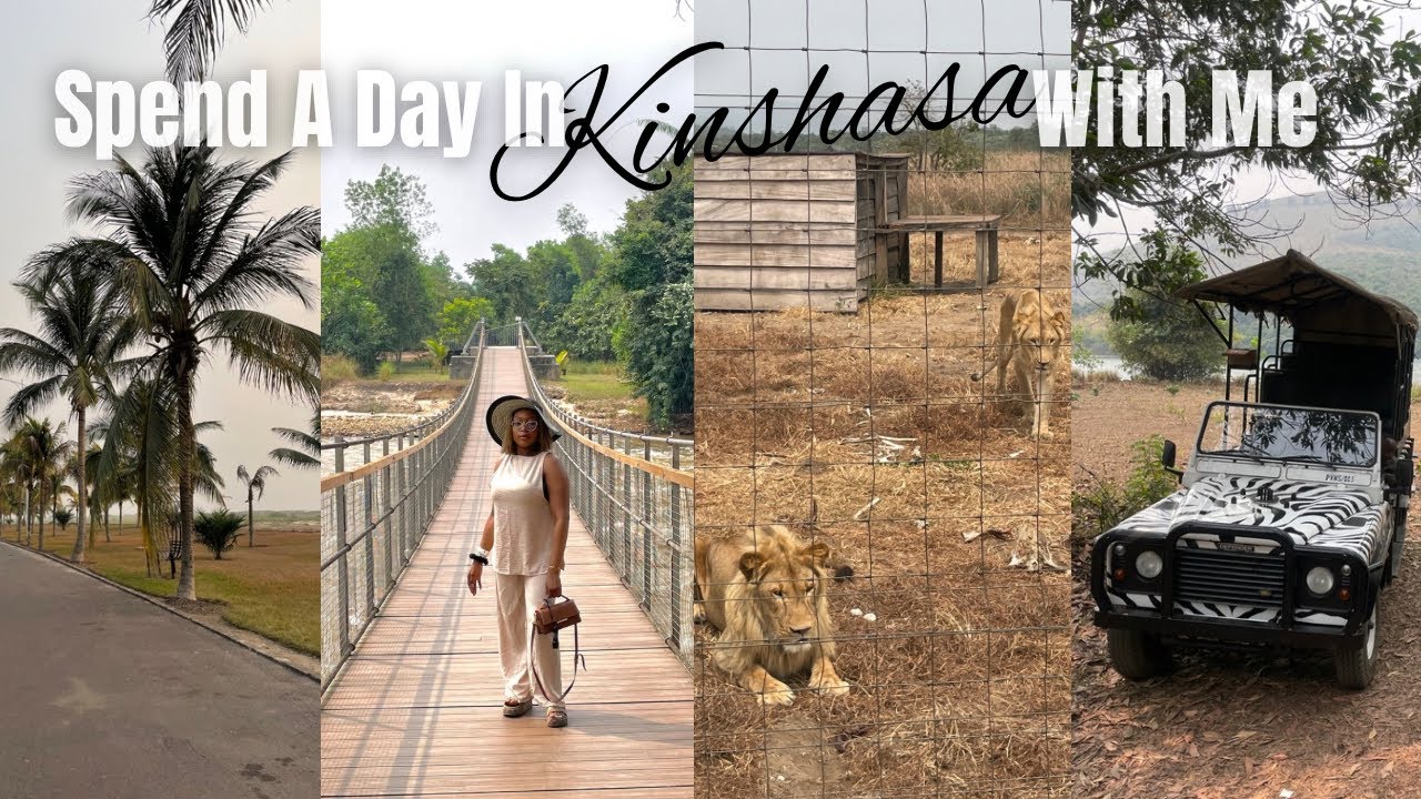 Kongo Vlog p2 ✈︎ Safari Tour at Parc de la Vallée de la Nsele, Safari Beach, Galerie La Fontaine 