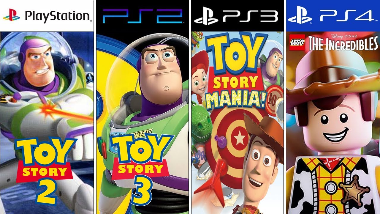 TOY STORY PlayStation Evolution PS1 - PS5 #gamehistory#evolutiongame #TOYSTORY