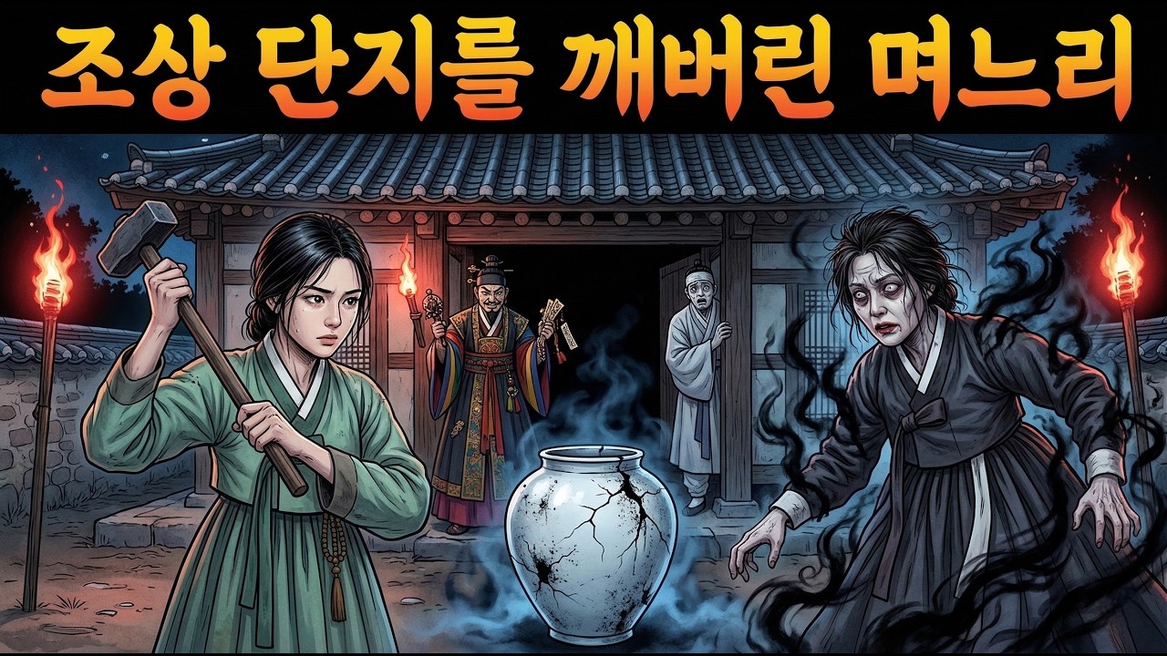 무당도 못 막은 빙의, 며느리가 조상 단지를 깨자 모든 게 끝났다 | 불심과 업보의 야담 | 오디오북 | 수면동화