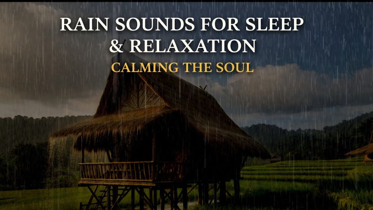 Relaxing Rain Sounds for Deep Sleep | Soul Soothing Night Ambience