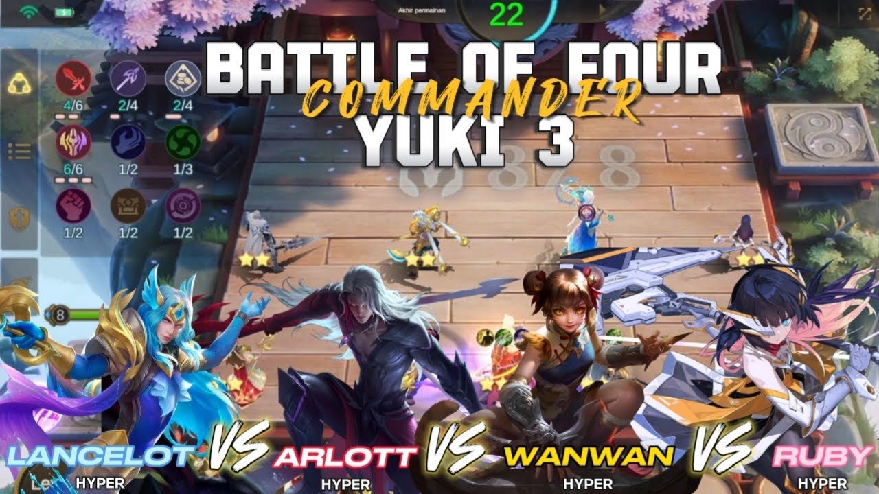 YUKI 3 ARLOTT IMMORTAL FULL STAK | MOBILE LEGENDS - MAGIC CHESS