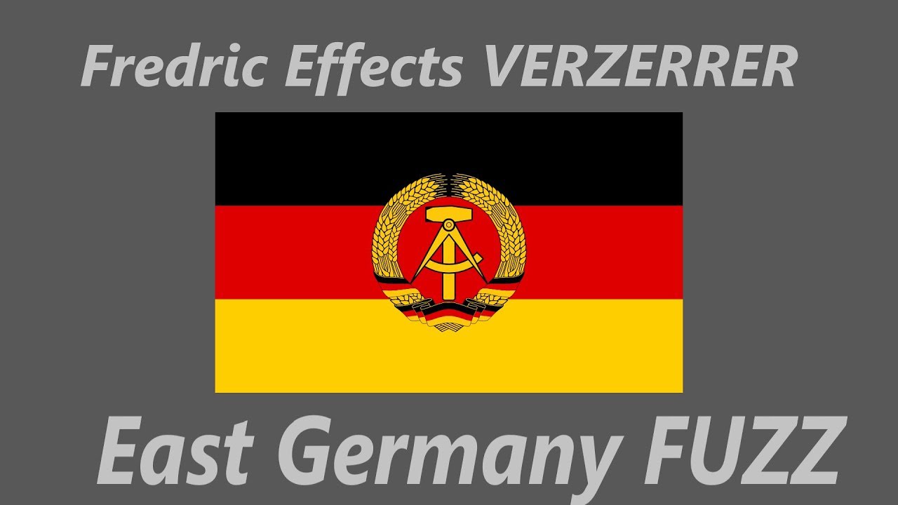 Fredric Effects Verzerrer &mdash; Восточно-Германия Fuzz replica DDR style &mdash; Another Guitar Channel
