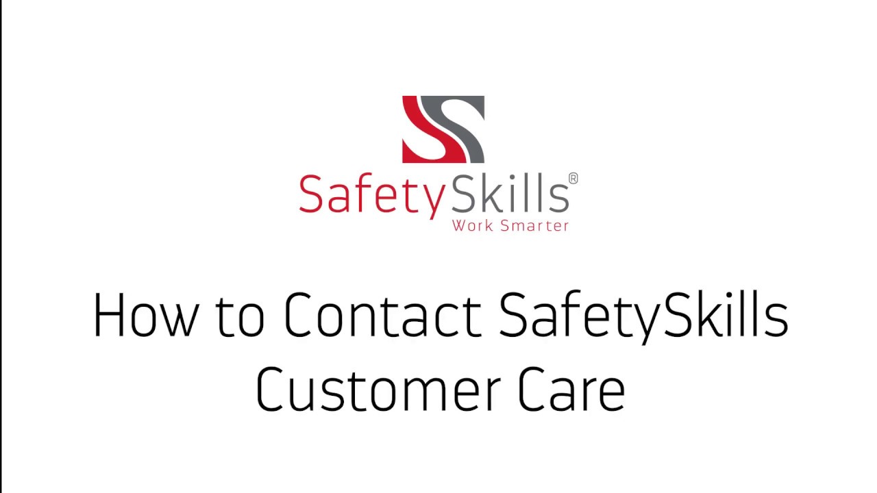 How to Contact SafetySkills Customer Care