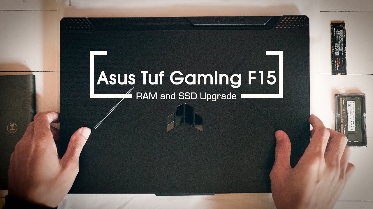 ASUS TUF Gaming F15 Install/Upgrade m.2 SSD and Memory in 2023