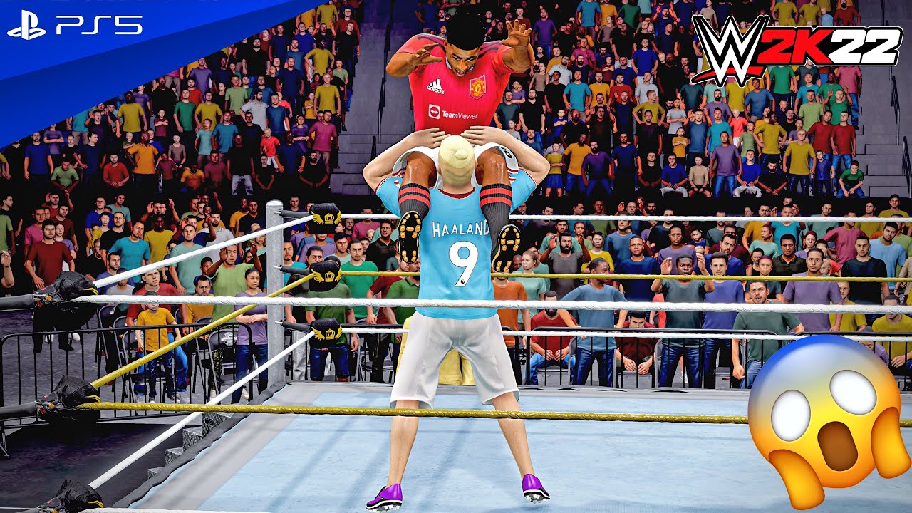 WWE 2K22 - Rashford vs. Haaland - Premier League Match | PS5&trade; [4K60]