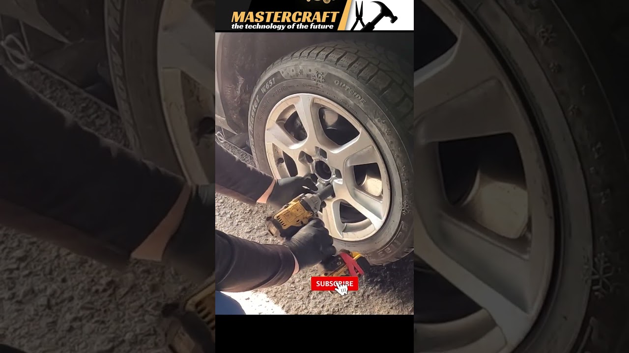 Audi wheel removal - Machines that make work easy and good tools #shorts