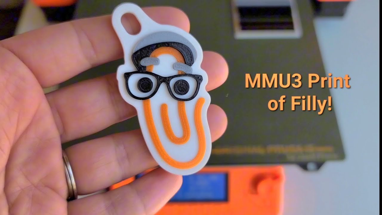 MMU3 Printing of Filly the PrusaSlicer Assistant!