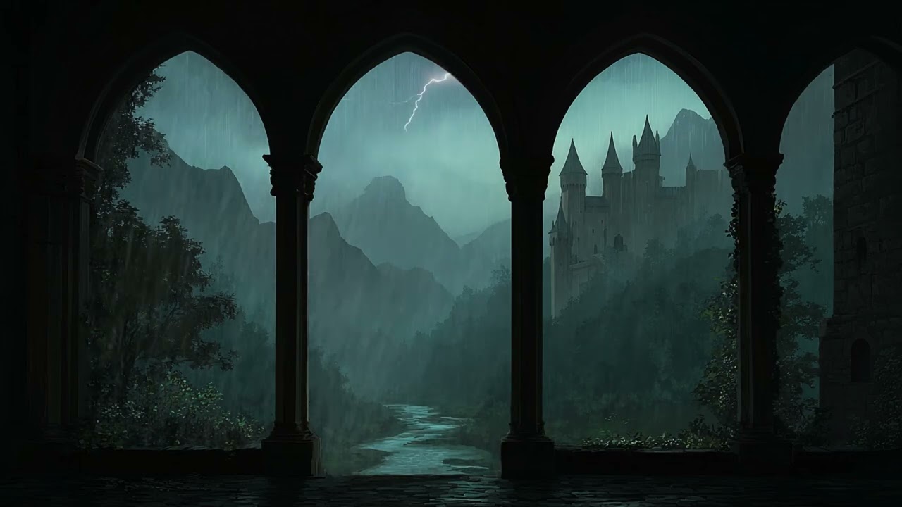Rain Sounds for Sleep and Relaxation - Beat insomnia with Rain and Thunder from Ancient Window