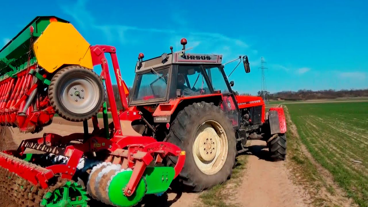 Siew Jęczmienia 2020 Na Większą Skalę - Ursus 1614 de luxe